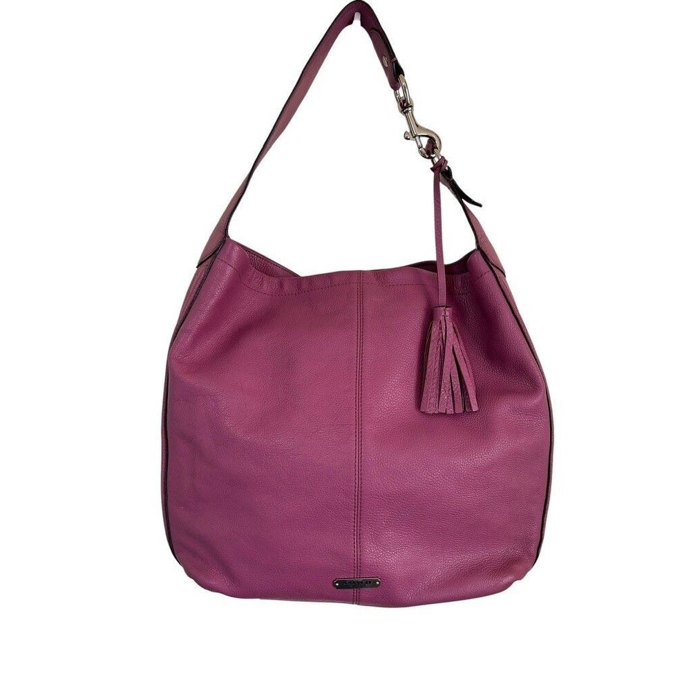 COACH - F23309 Leather Hobo Shoulder Bag Rose Pink